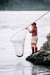 Dipnetting for salmon